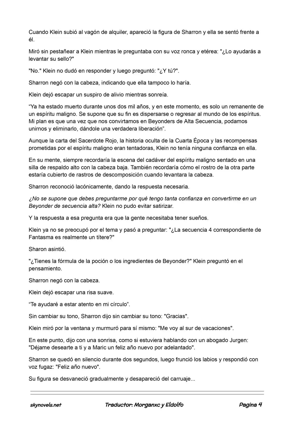 Lord Of The Mysteries (Novela) - Capítulo 457 - Página 4 - LectorTMOo