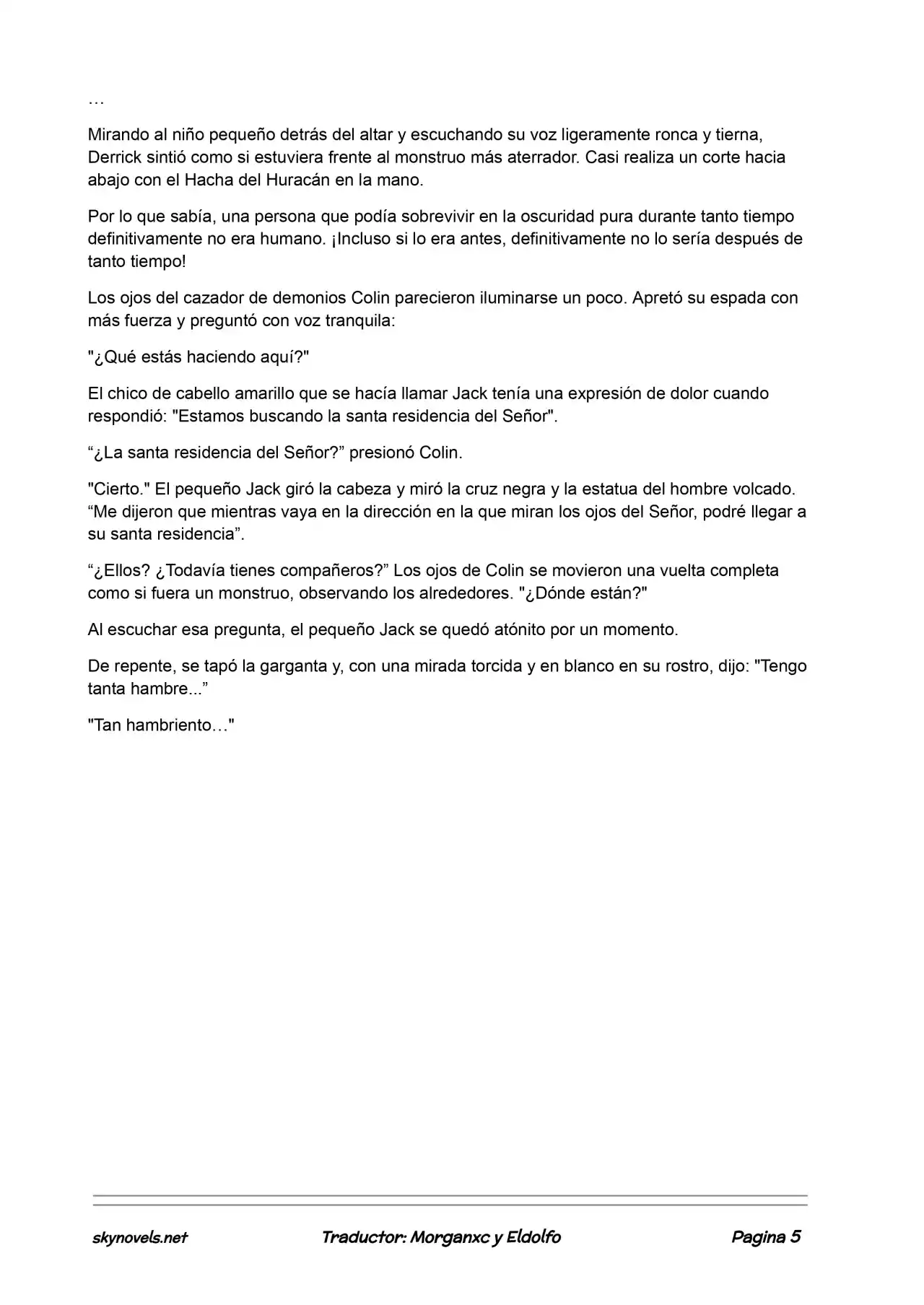 Lord Of The Mysteries (Novela) - Capítulo 457 - Página 5 - LectorTMOo