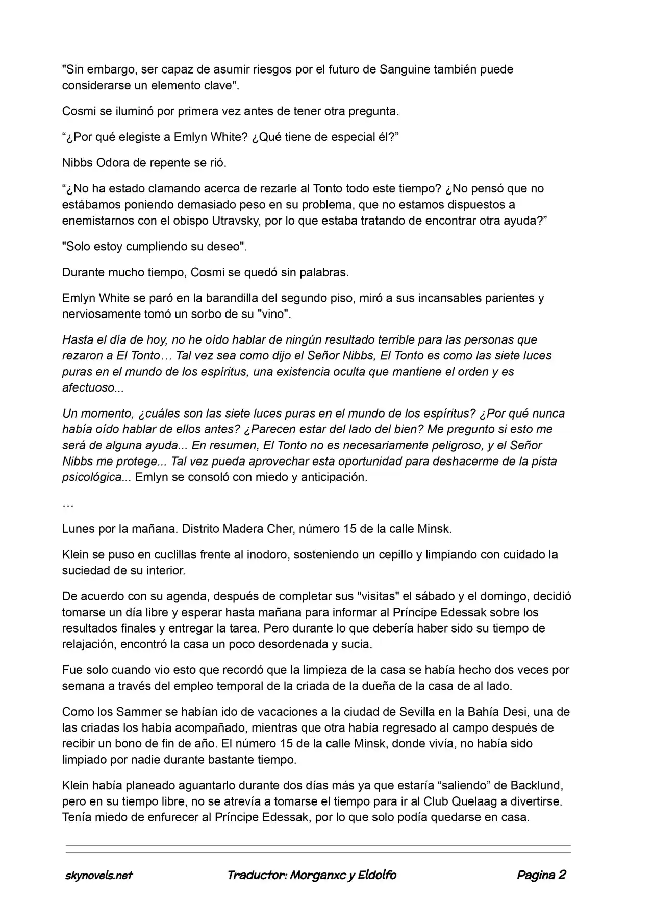 Lord Of The Mysteries (Novela) - Capítulo 459 - Página 2 - LectorTMOo