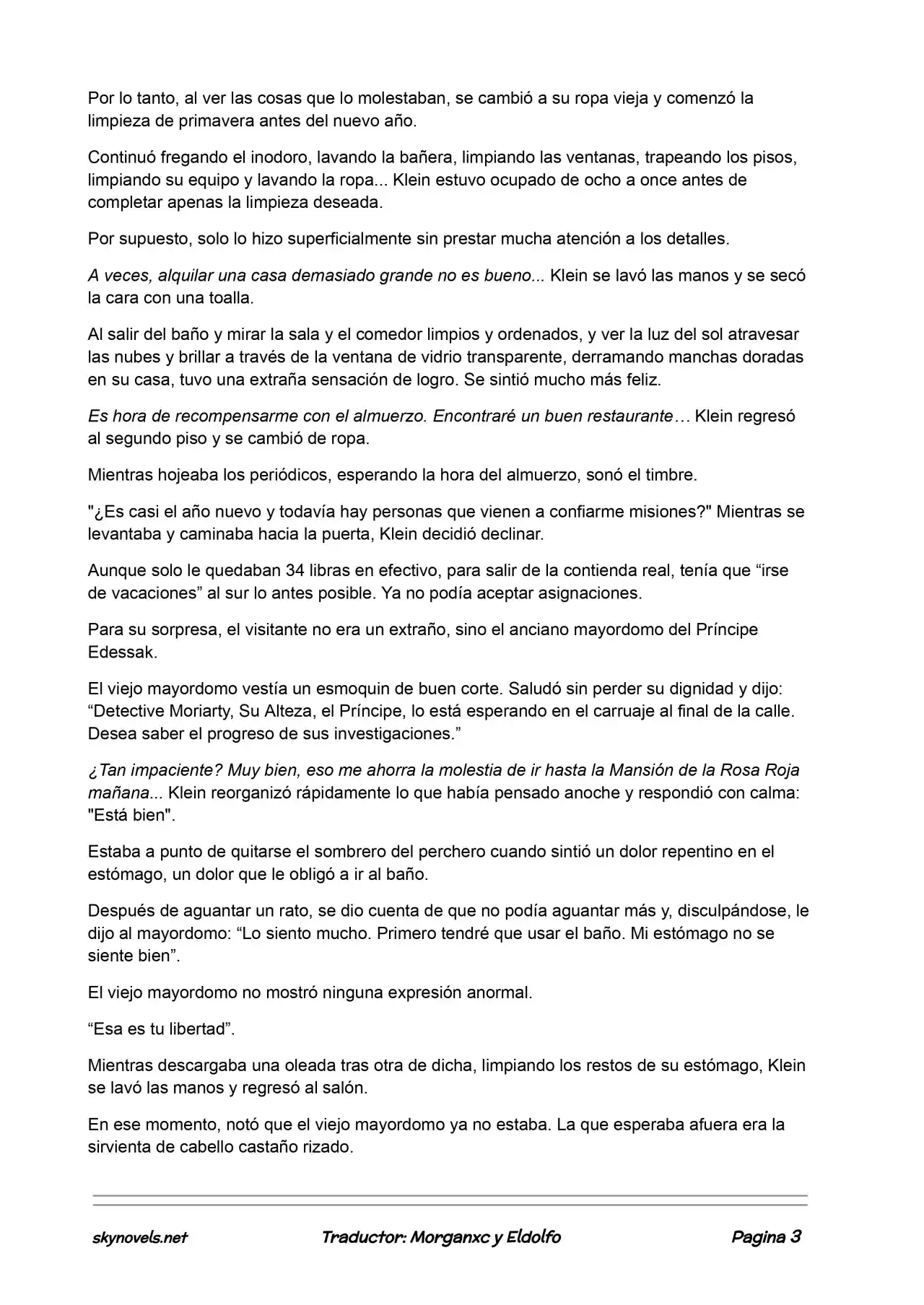 Lord Of The Mysteries (Novela) - Capítulo 459 - Página 3 - LectorTMOo