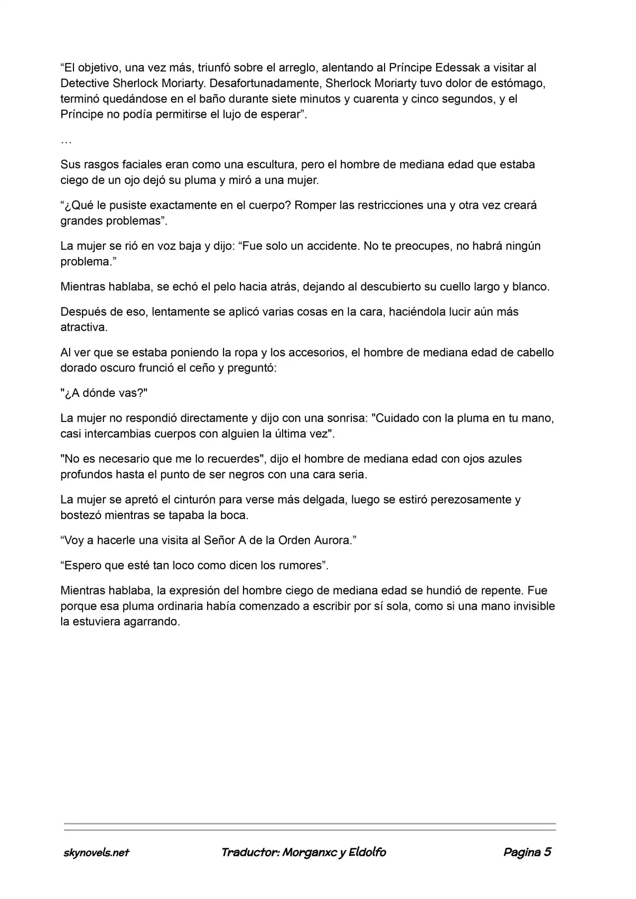 Lord Of The Mysteries (Novela) - Capítulo 459 - Página 5 - LectorTMOo