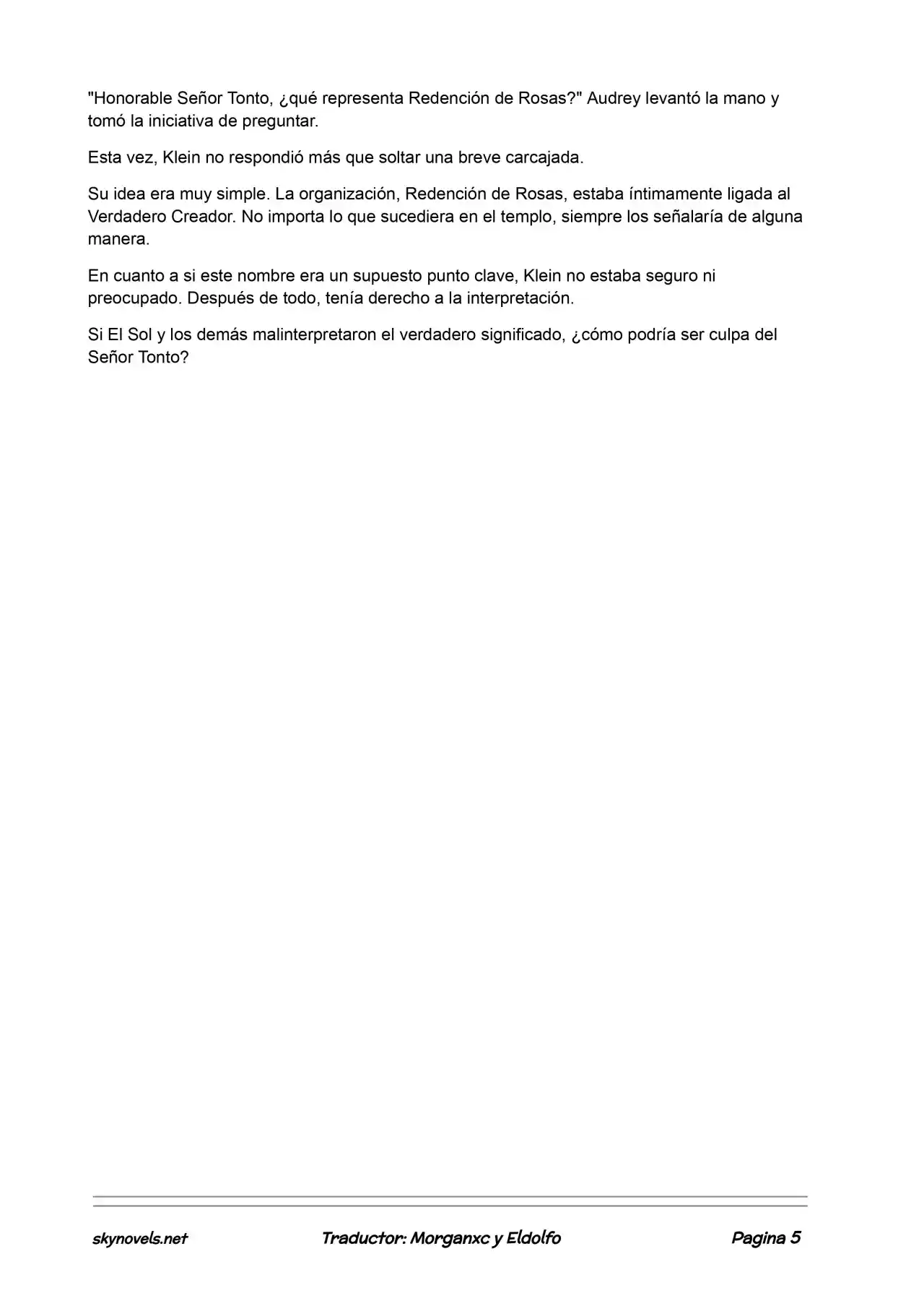 Lord Of The Mysteries (Novela) - Capítulo 461 - Página 5 - LectorTMOo