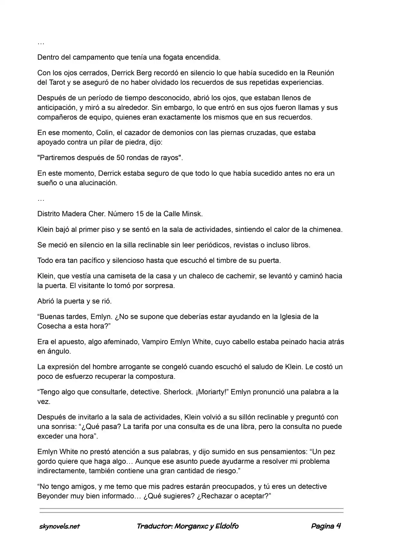 Lord Of The Mysteries (Novela) - Capítulo 464 - Página 4 - LectorTMOo
