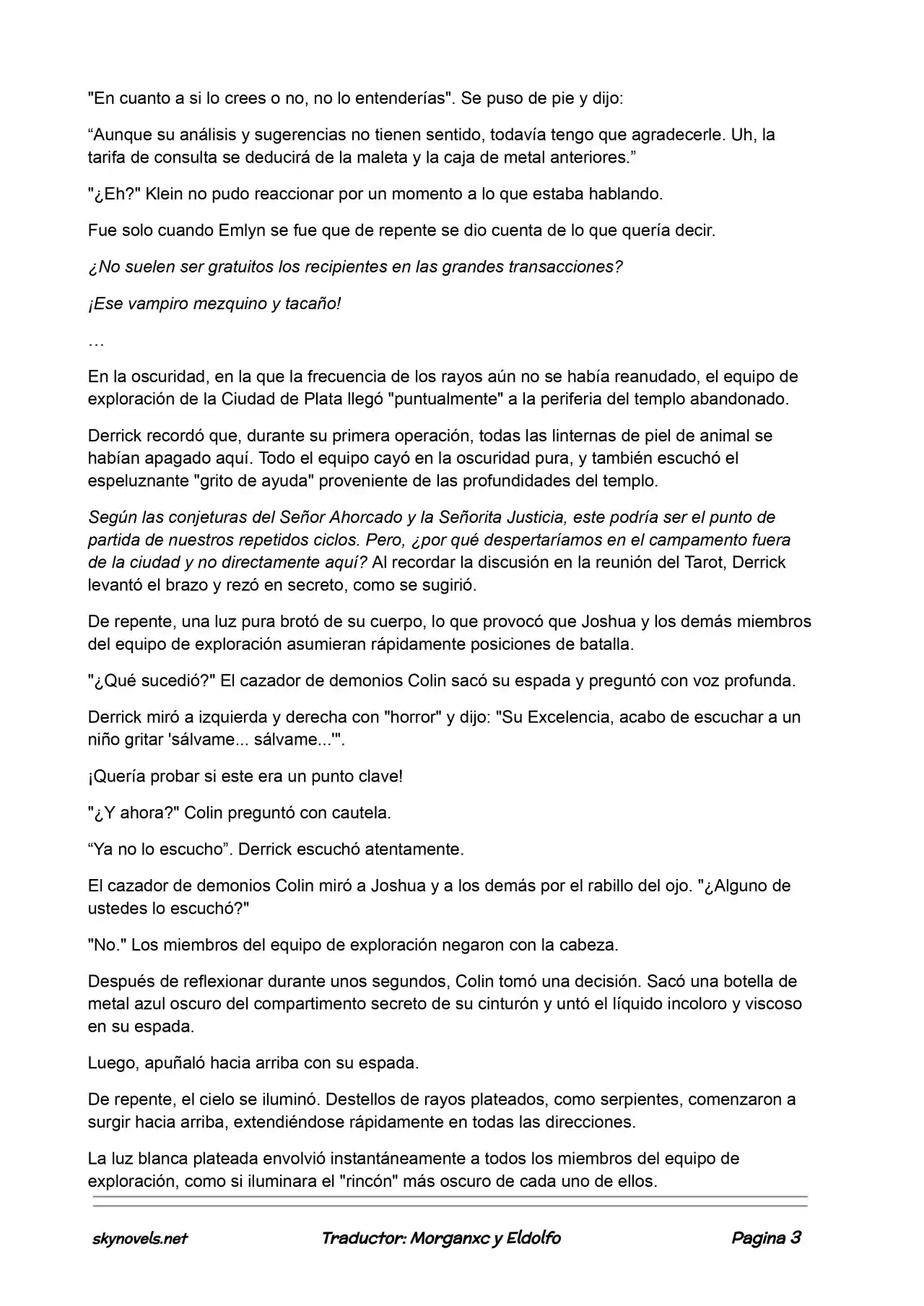 Lord Of The Mysteries (Novela) - Capítulo 465 - Página 3 - LectorTMOo