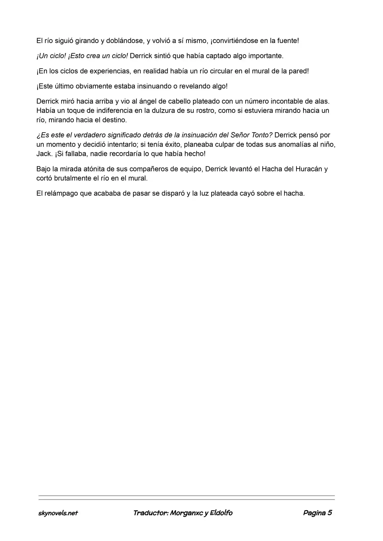 Lord Of The Mysteries (Novela) - Capítulo 465 - Página 5 - LectorTMOo