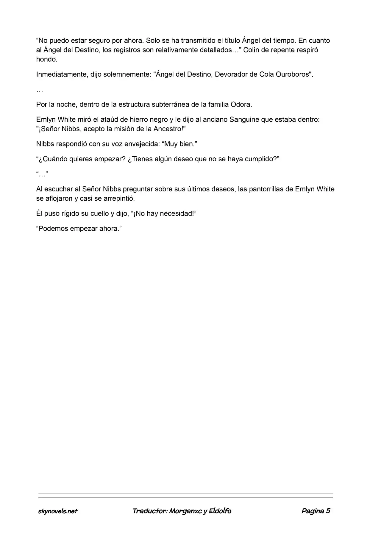Lord Of The Mysteries (Novela) - Capítulo 466 - Página 5 - LectorTMOo