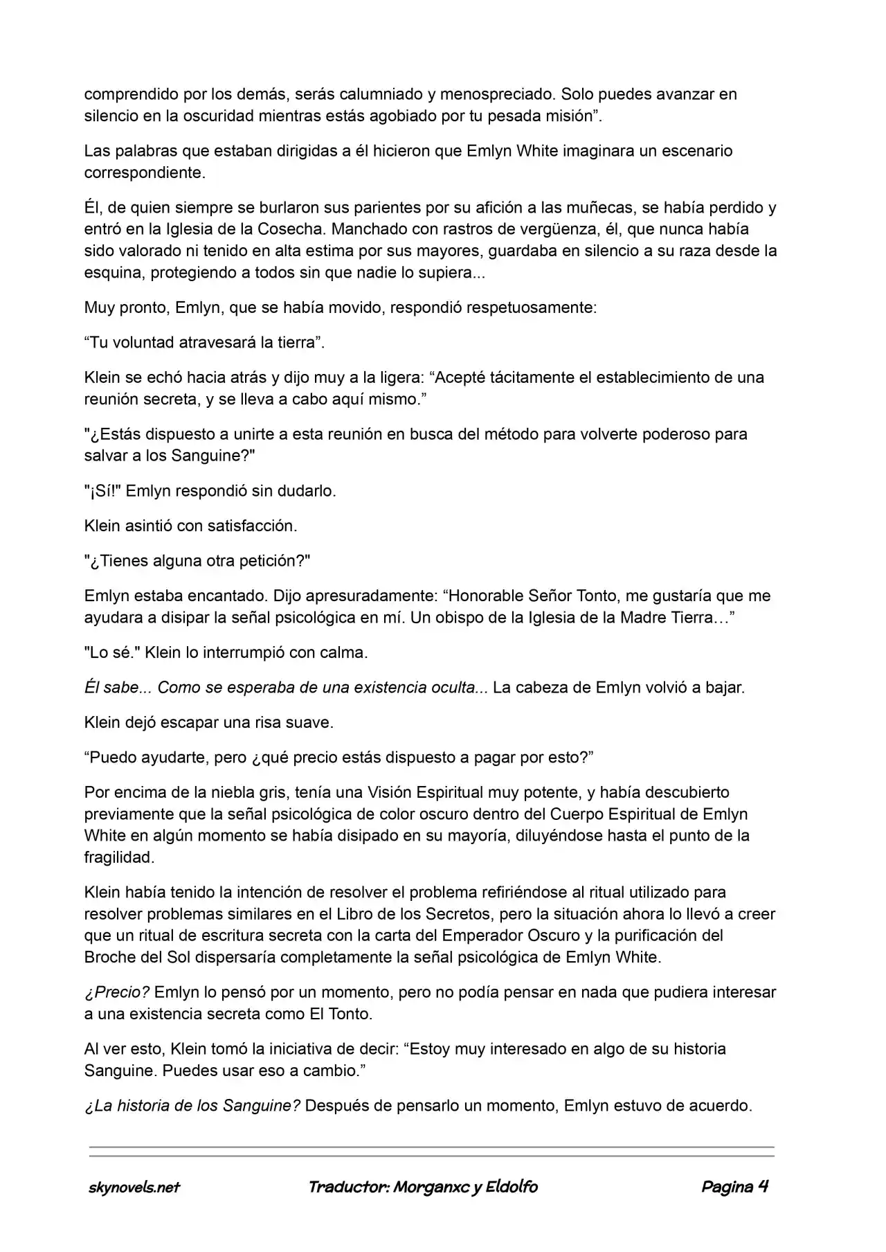 Lord Of The Mysteries (Novela) - Capítulo 468 - Página 4 - LectorTMOo