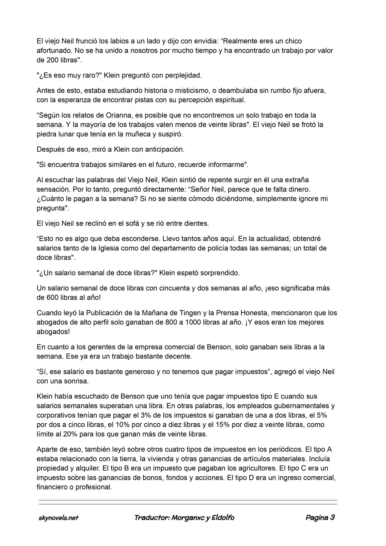 Lord Of The Mysteries (Novela) - Capítulo 47 - Página 3 - LectorTMOo