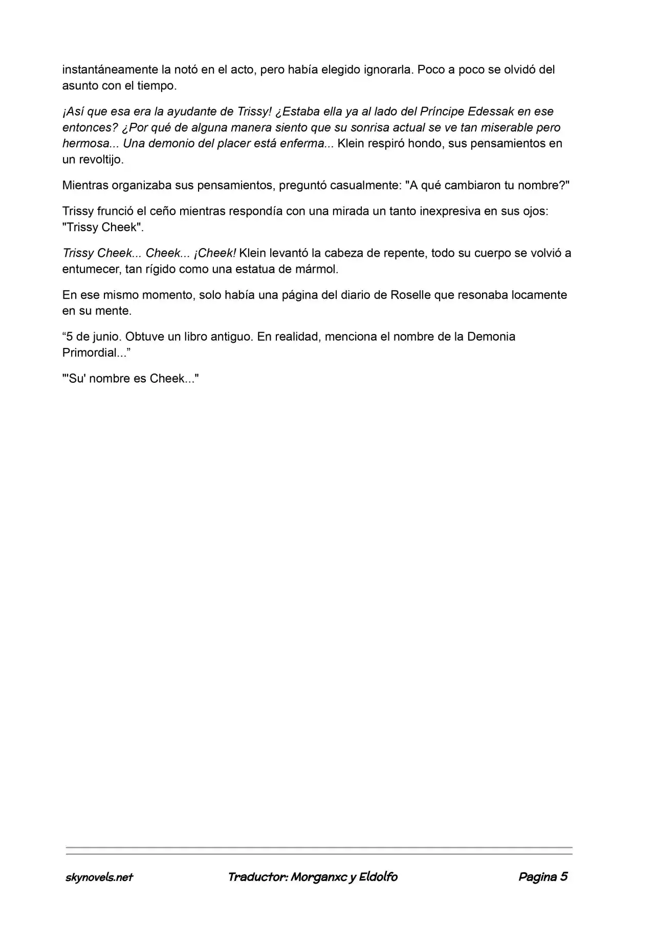 Lord Of The Mysteries (Novela) - Capítulo 470 - Página 5 - LectorTMOo
