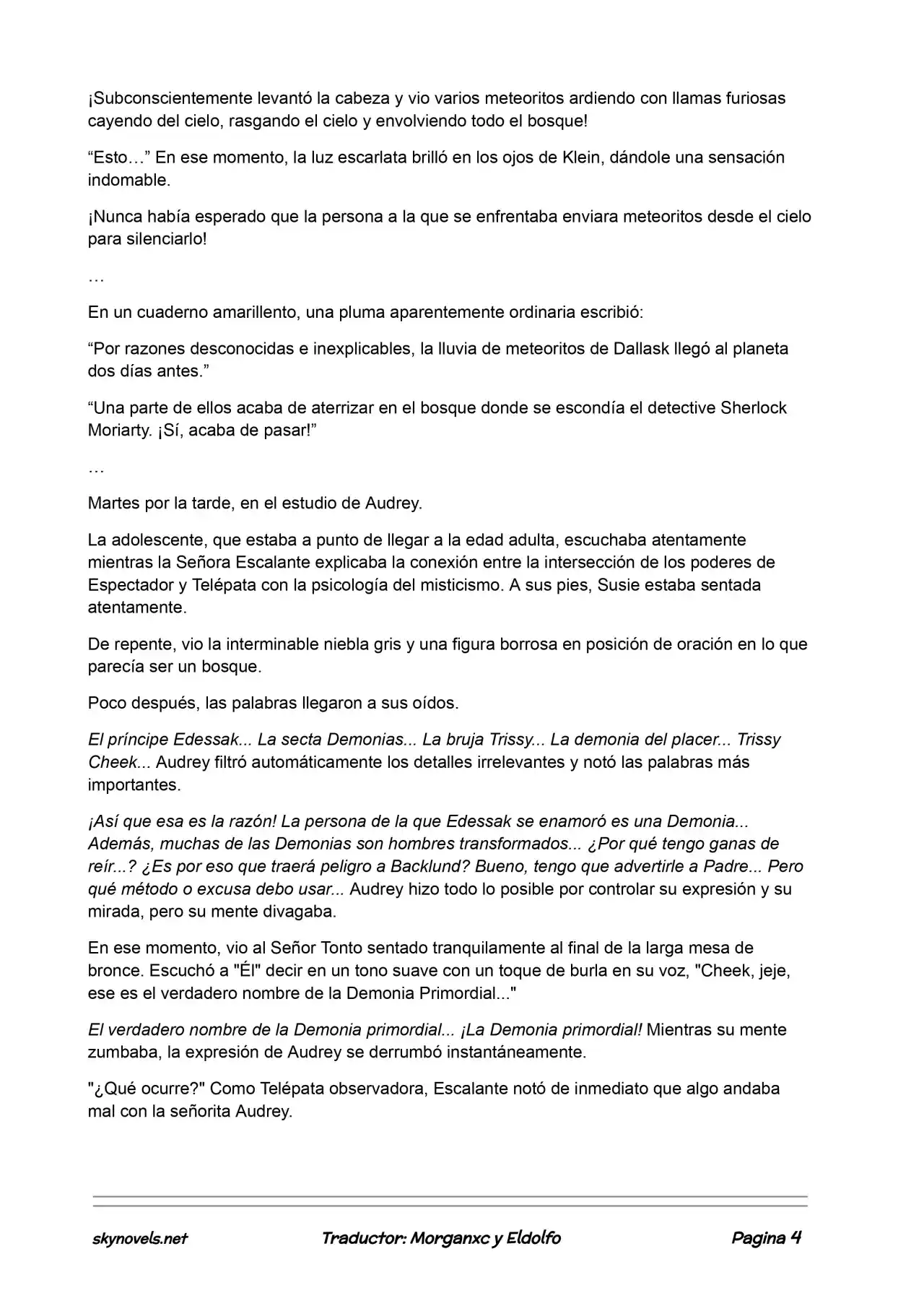 Lord Of The Mysteries (Novela) - Capítulo 471 - Página 4 - LectorTMOo