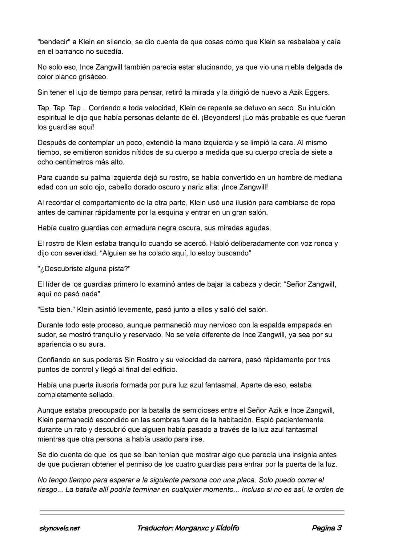 Lord Of The Mysteries (Novela) - Capítulo 473 - Página 3 - LectorTMOo