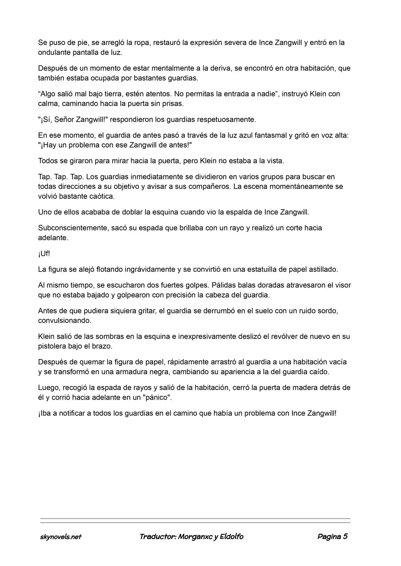 Lord Of The Mysteries (Novela) - Capítulo 473 - Página 5 - LectorTMOo