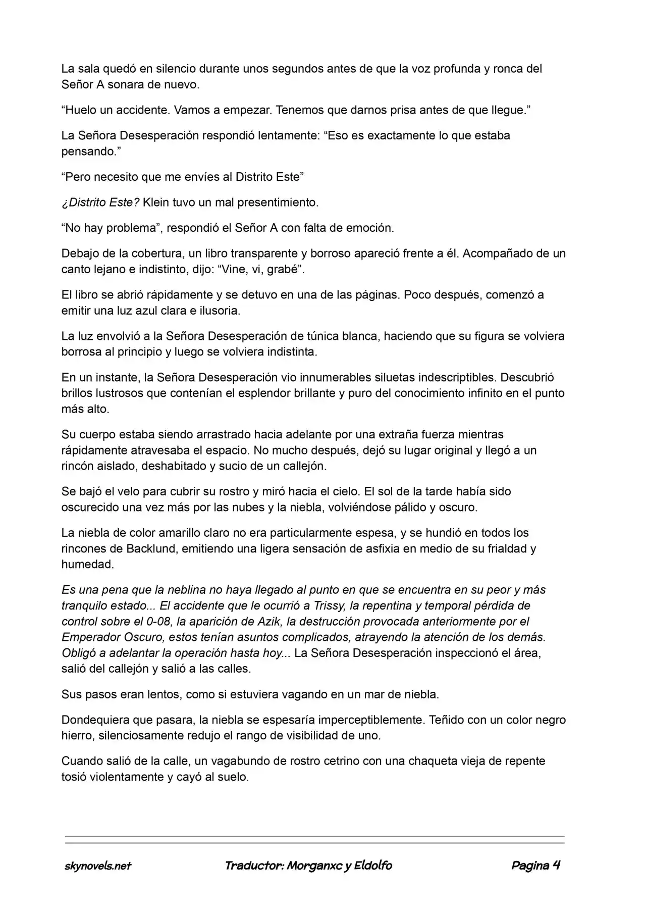 Lord Of The Mysteries (Novela) - Capítulo 475 - Página 4 - LectorTMOo