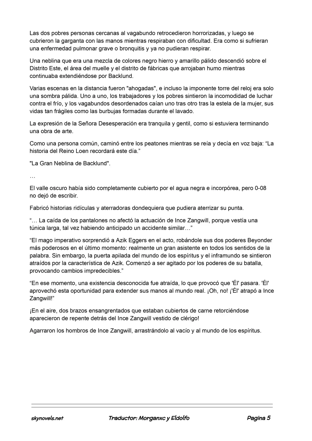 Lord Of The Mysteries (Novela) - Capítulo 475 - Página 5 - LectorTMOo