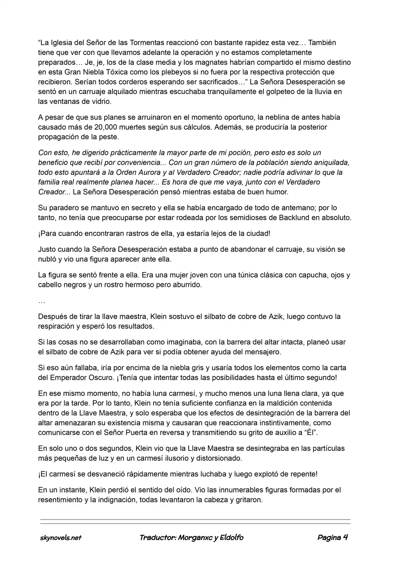 Lord Of The Mysteries (Novela) - Capítulo 477 - Página 4 - LectorTMOo