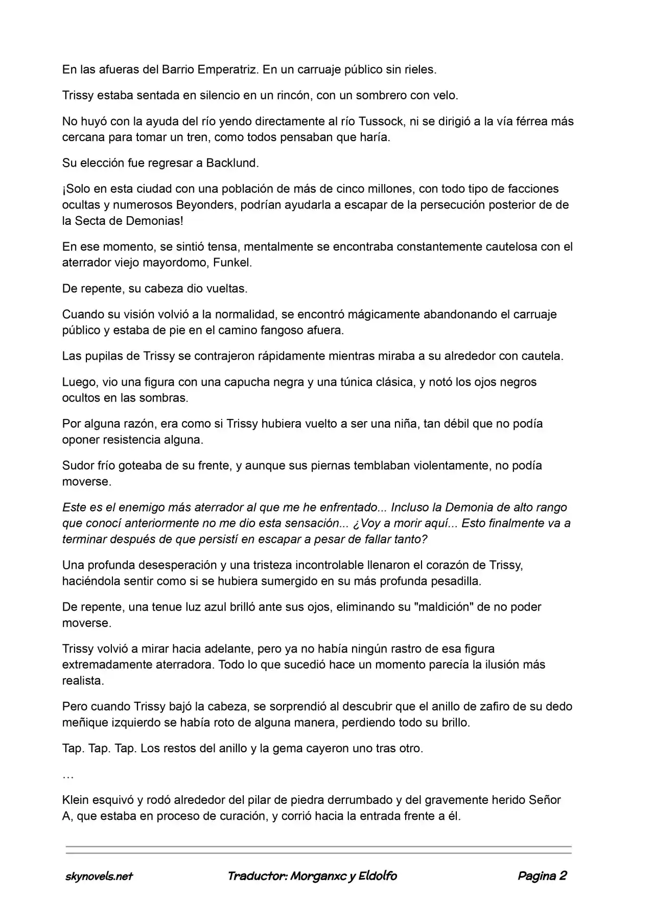 Lord Of The Mysteries (Novela) - Capítulo 478 - Página 2 - LectorTMOo