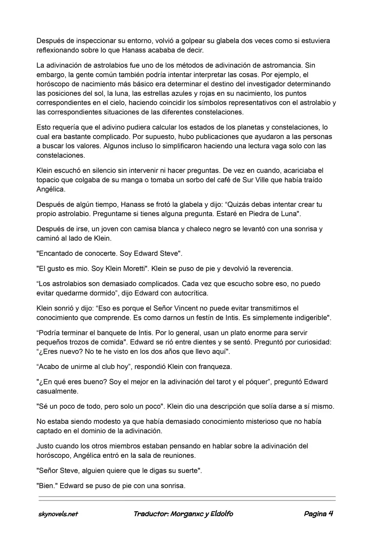 Lord Of The Mysteries (Novela) - Capítulo 48 - Página 4 - LectorTMOo