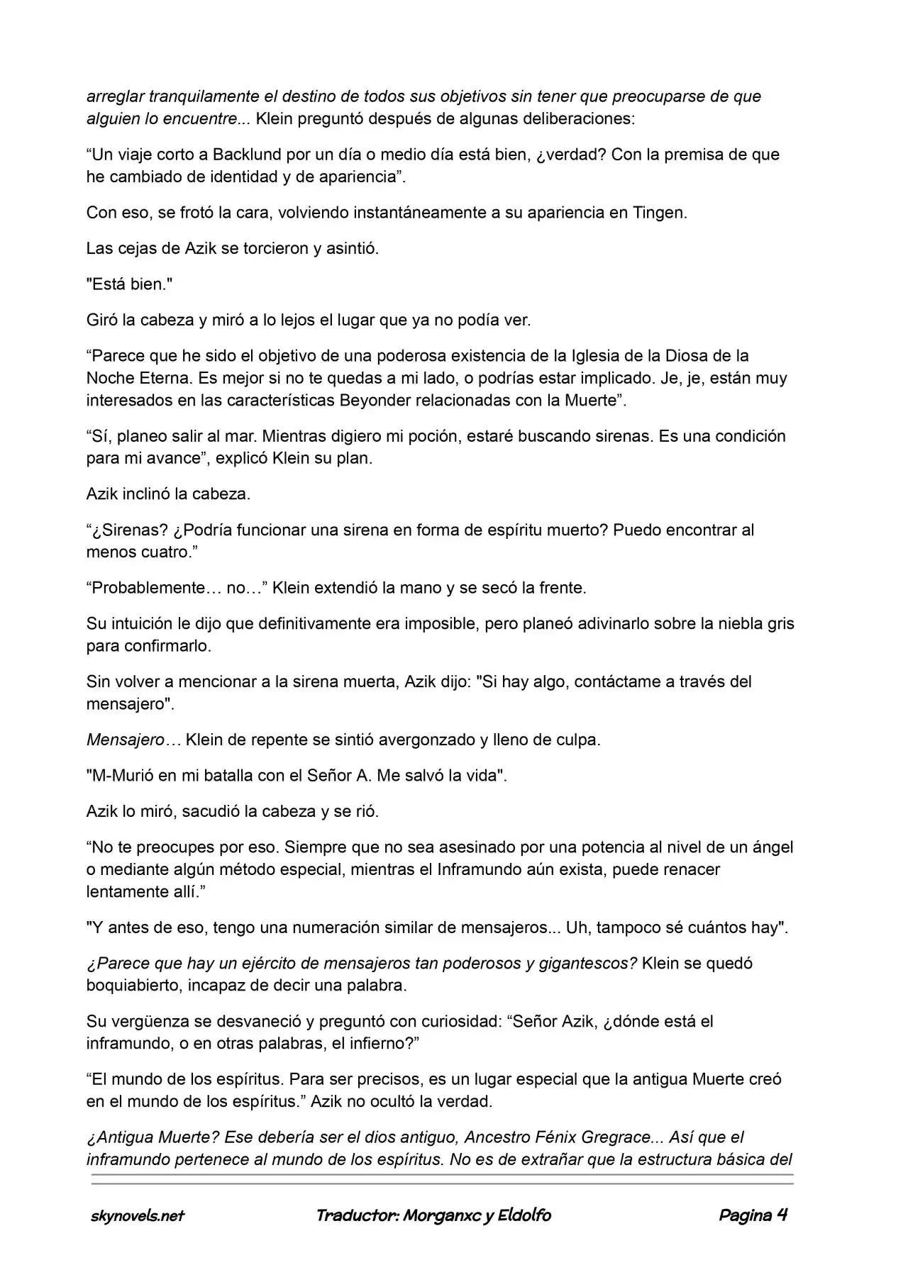 Lord Of The Mysteries (Novela) - Capítulo 480 - Página 4 - LectorTMOo