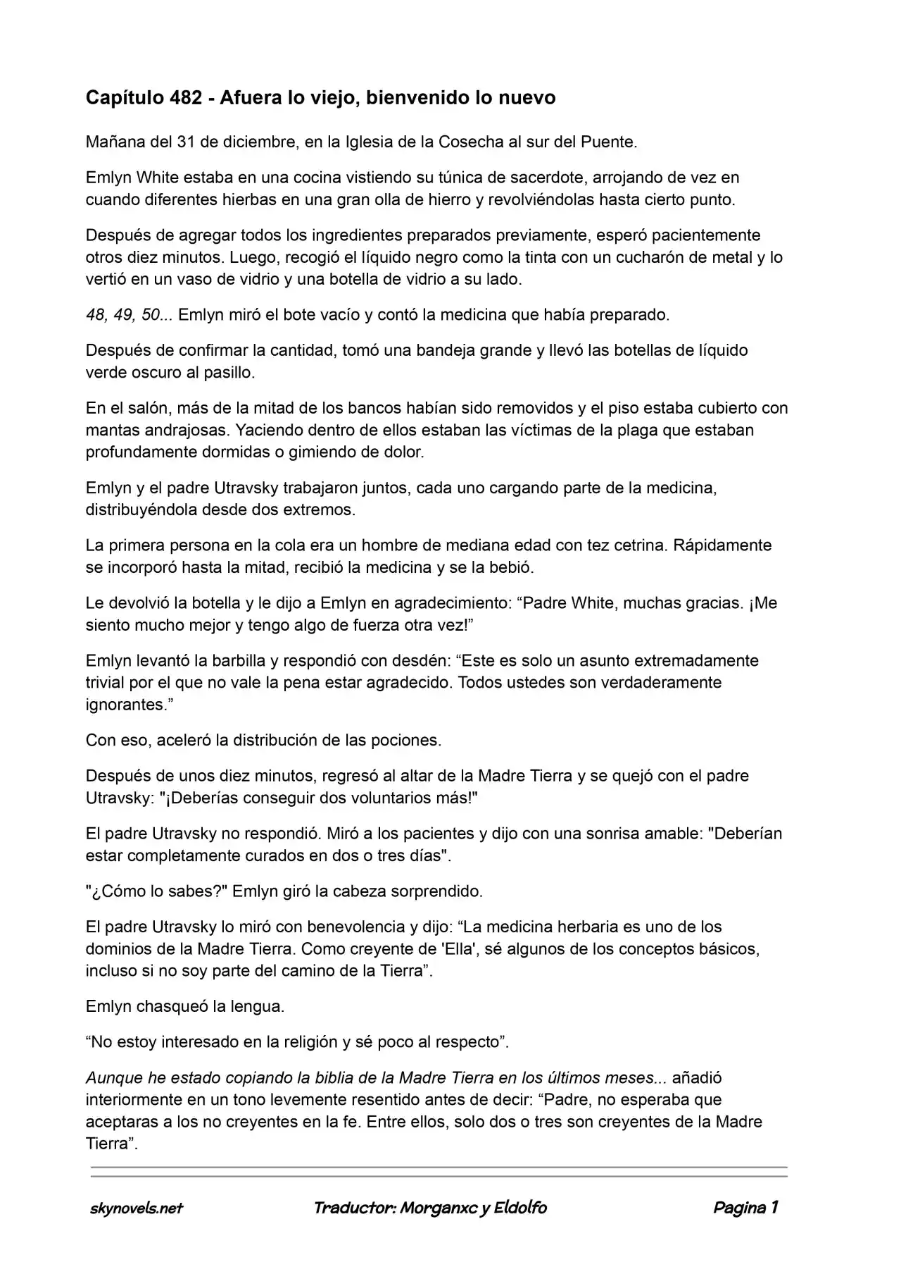 Lord Of The Mysteries (Novela) - Capítulo 482 - Página 1 - LectorTMOo