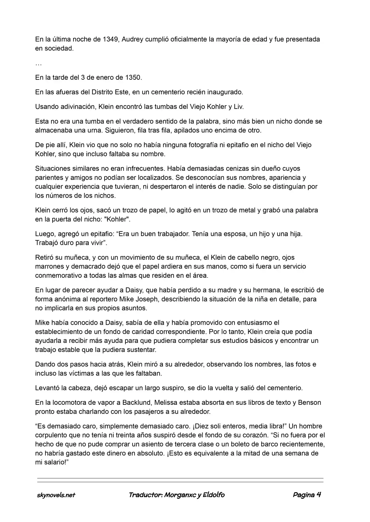 Lord Of The Mysteries (Novela) - Capítulo 482 - Página 4 - LectorTMOo
