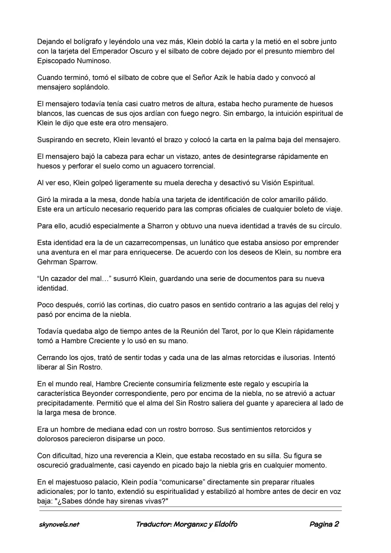 Lord Of The Mysteries (Novela) - Capítulo 483 - Página 2 - LectorTMOo