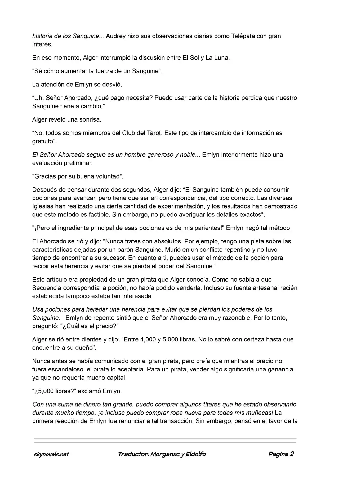 Lord Of The Mysteries (Novela) - Capítulo 487 - Página 2 - LectorTMOo
