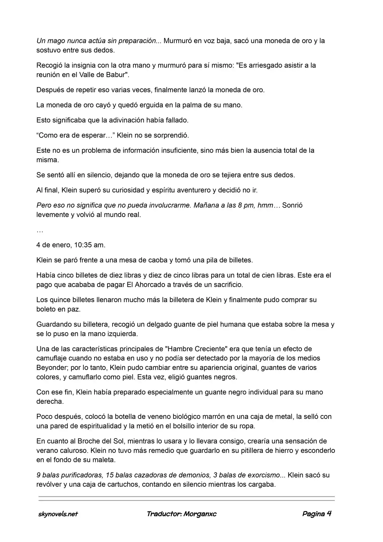 Lord Of The Mysteries (Novela) - Capítulo 489 - Página 4 - LectorTMOo