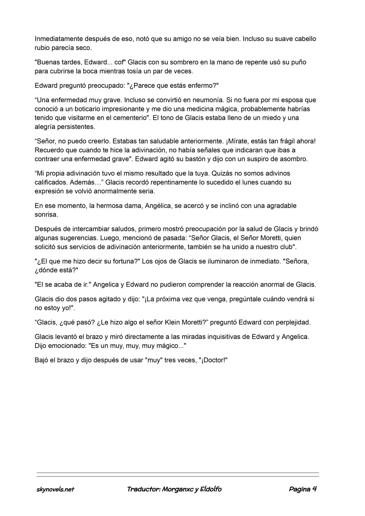 Lord Of The Mysteries (Novela) - Capítulo 49 - Página 4 - LectorTMOo