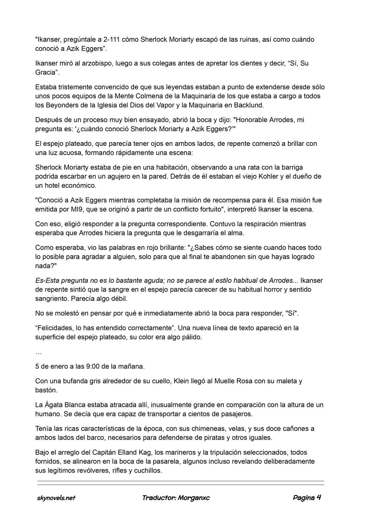 Lord Of The Mysteries (Novela) - Capítulo 491 - Página 4 - LectorTMOo