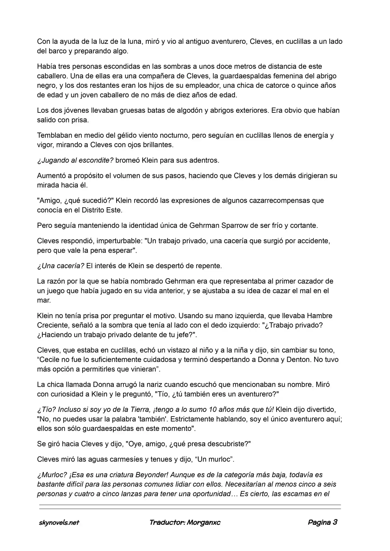 Lord Of The Mysteries (Novela) - Capítulo 493 - Página 3 - LectorTMOo