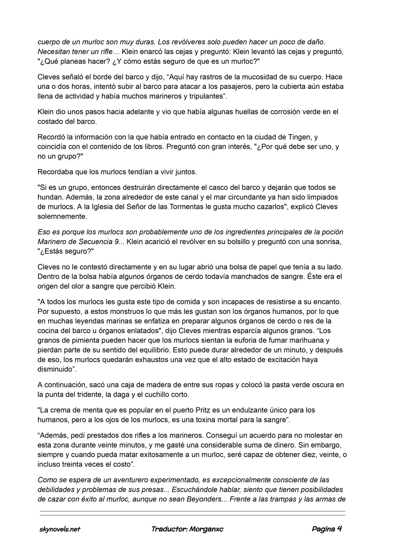 Lord Of The Mysteries (Novela) - Capítulo 493 - Página 4 - LectorTMOo