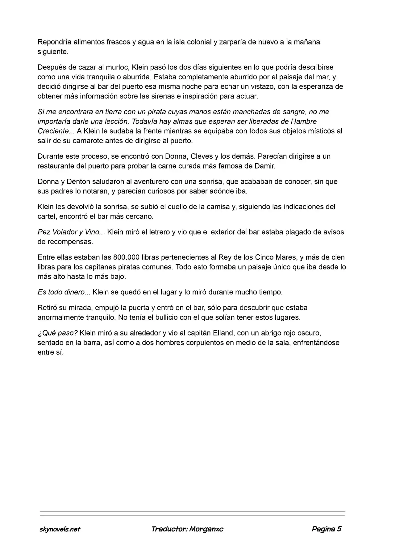 Lord Of The Mysteries (Novela) - Capítulo 497 - Página 5 - LectorTMOo