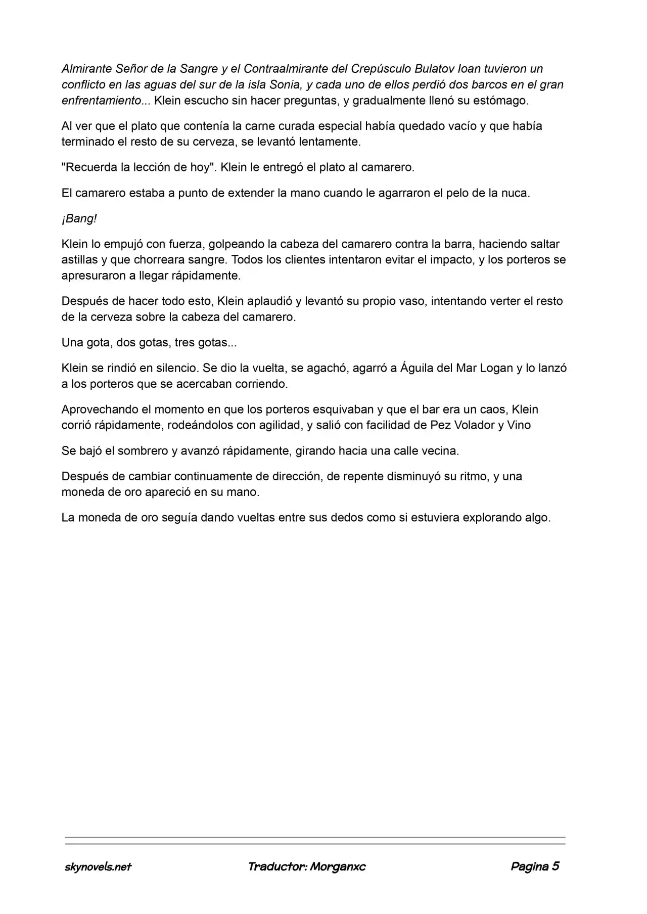 Lord Of The Mysteries (Novela) - Capítulo 498 - Página 5 - LectorTMOo