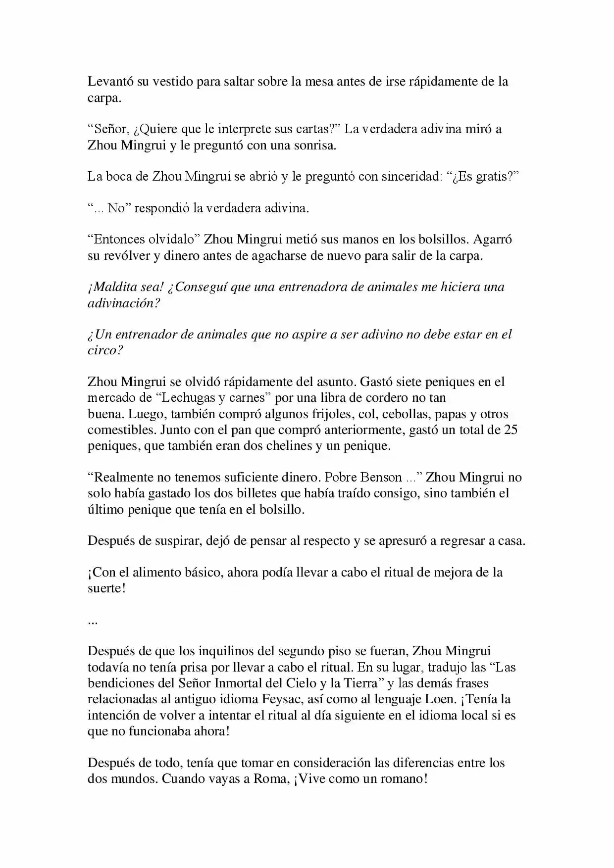 Lord Of The Mysteries (Novela) - Capítulo 5 - Página 4 - LectorTMOo