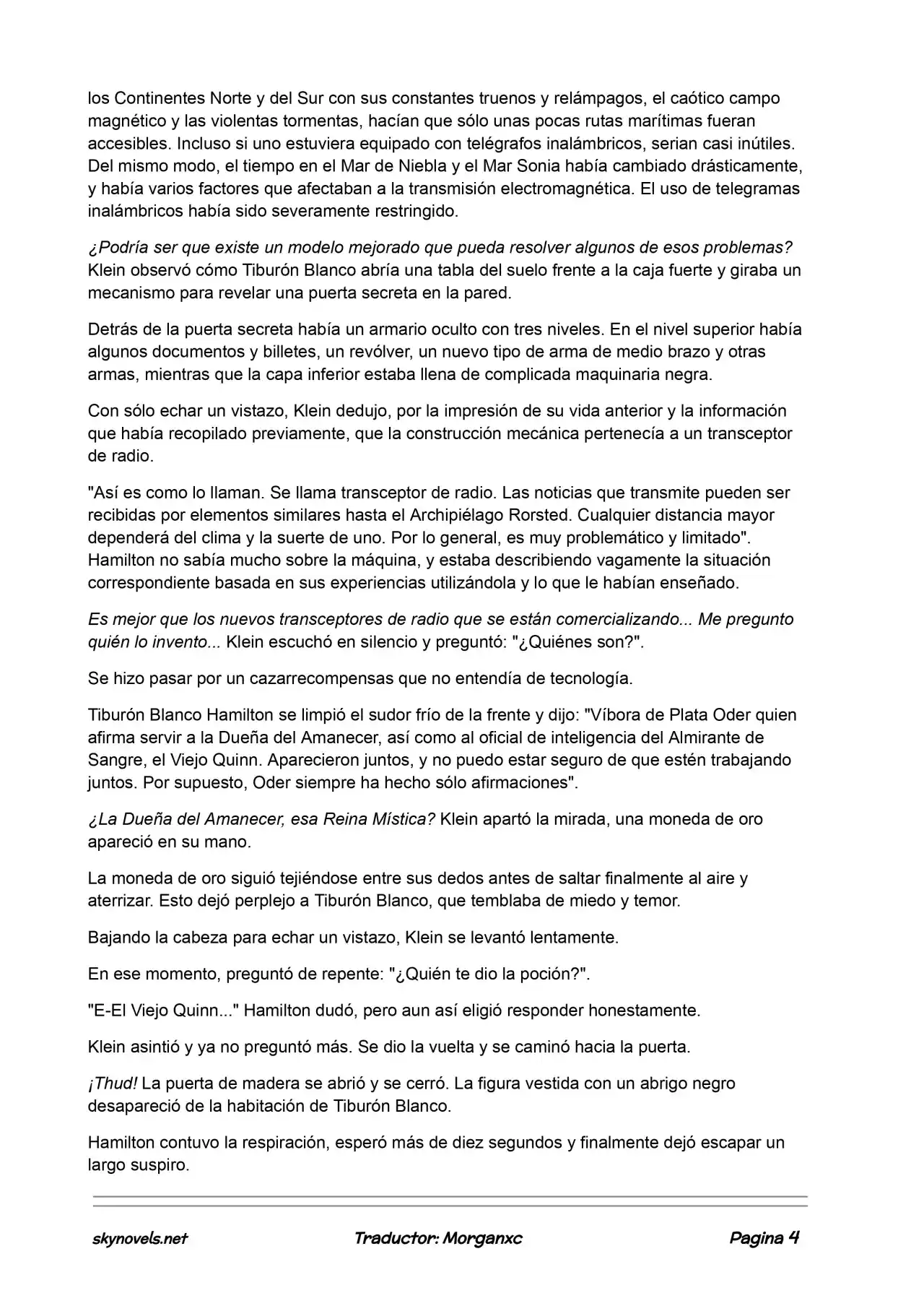 Lord Of The Mysteries (Novela) - Capítulo 500 - Página 4 - LectorTMOo