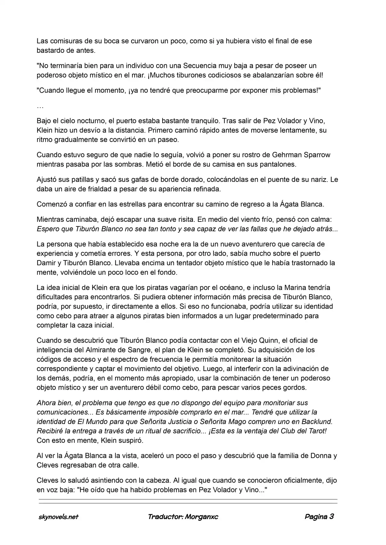 Lord Of The Mysteries (Novela) - Capítulo 501 - Página 3 - LectorTMOo