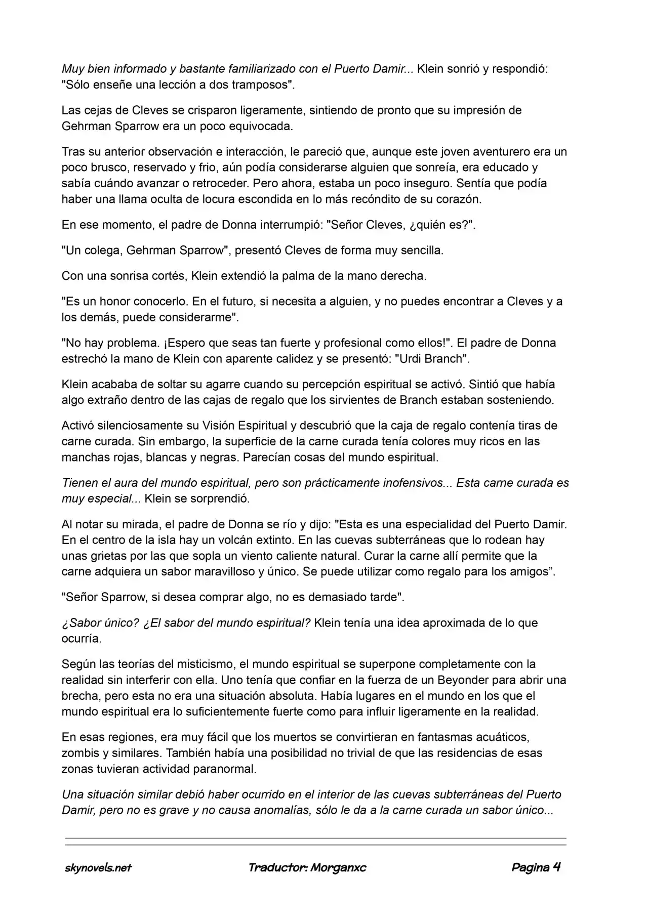 Lord Of The Mysteries (Novela) - Capítulo 501 - Página 4 - LectorTMOo