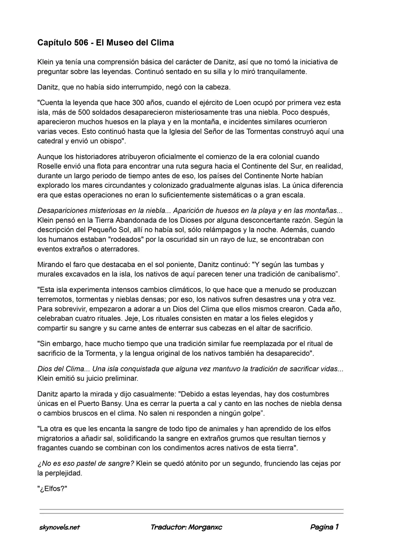 Lord Of The Mysteries (Novela) - Capítulo 506 - Página 2 - LectorTMOo