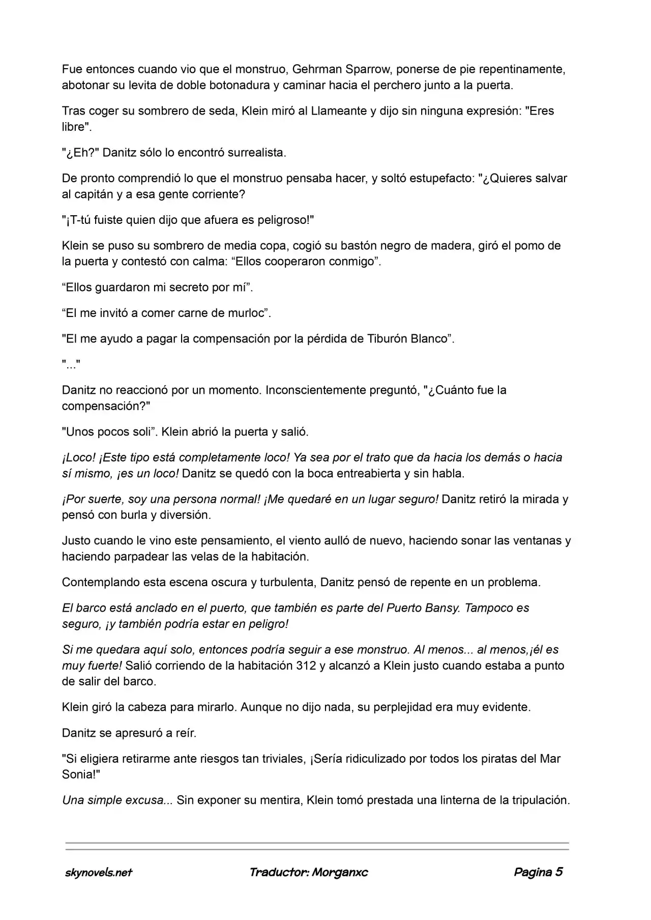 Lord Of The Mysteries (Novela) - Capítulo 507 - Página 5 - LectorTMOo