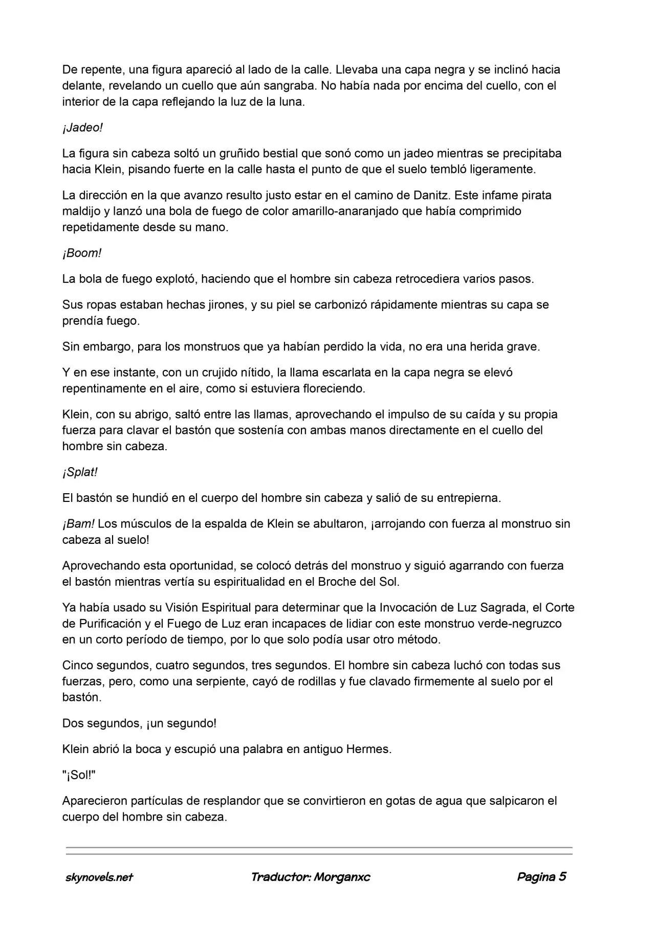 Lord Of The Mysteries (Novela) - Capítulo 509 - Página 5 - LectorTMOo
