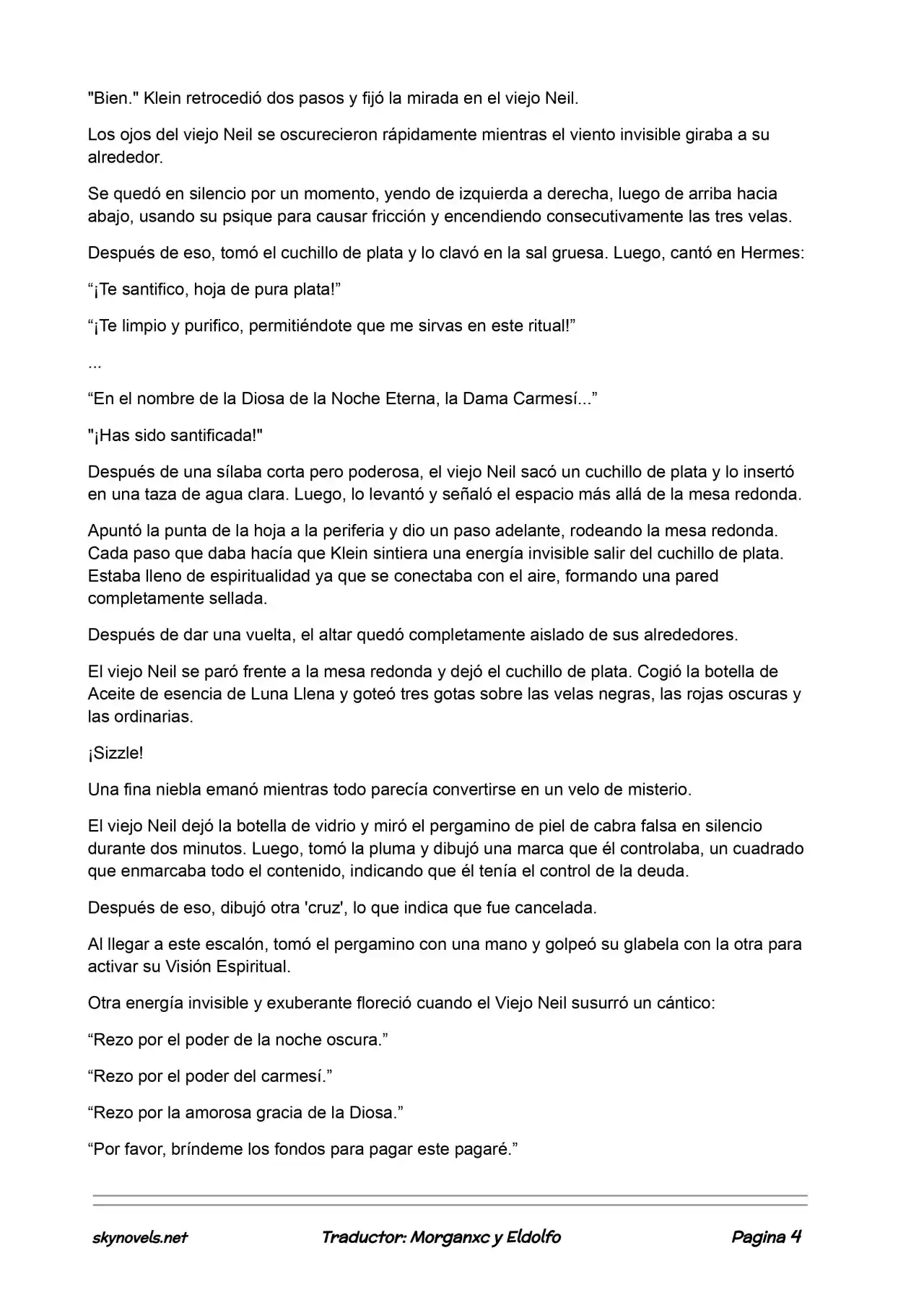 Lord Of The Mysteries (Novela) - Capítulo 51 - Página 4 - LectorTMOo