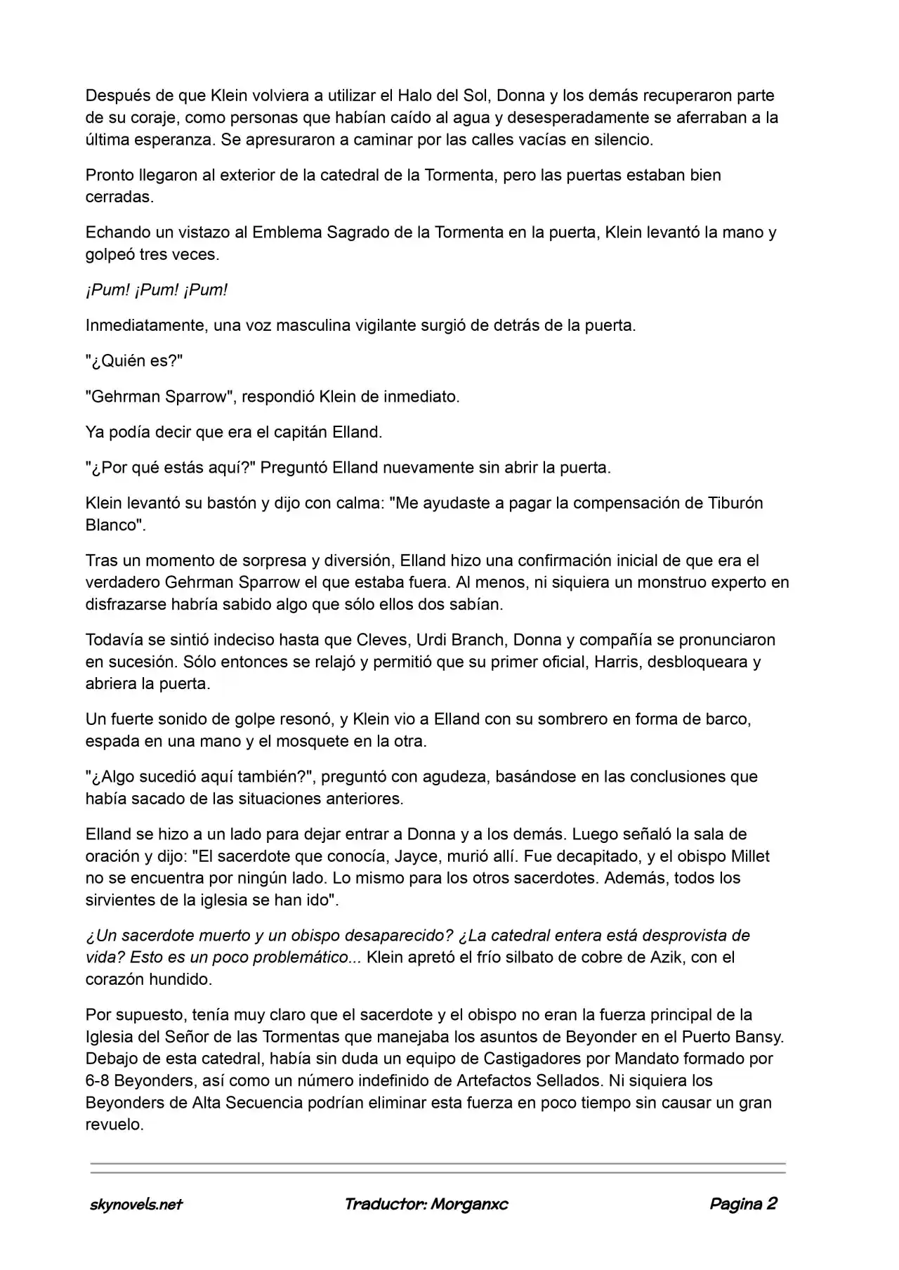 Lord Of The Mysteries (Novela) - Capítulo 510 - Página 2 - LectorTMOo