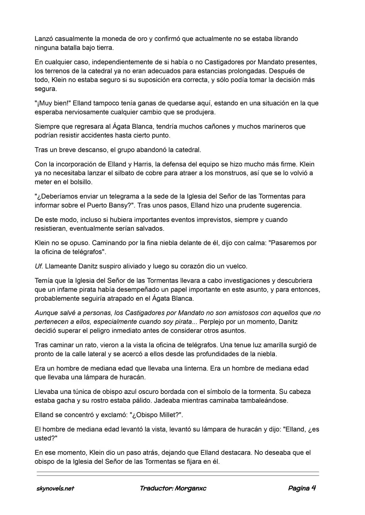 Lord Of The Mysteries (Novela) - Capítulo 510 - Página 4 - LectorTMOo