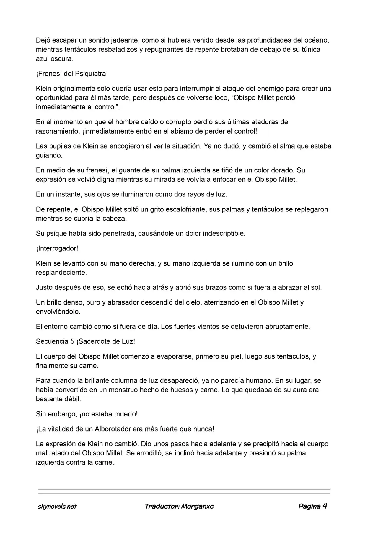 Lord Of The Mysteries (Novela) - Capítulo 511 - Página 4 - LectorTMOo