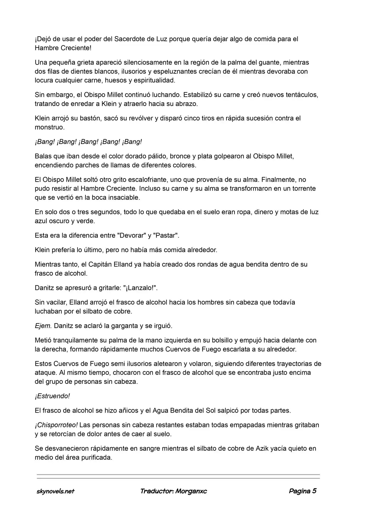 Lord Of The Mysteries (Novela) - Capítulo 511 - Página 5 - LectorTMOo