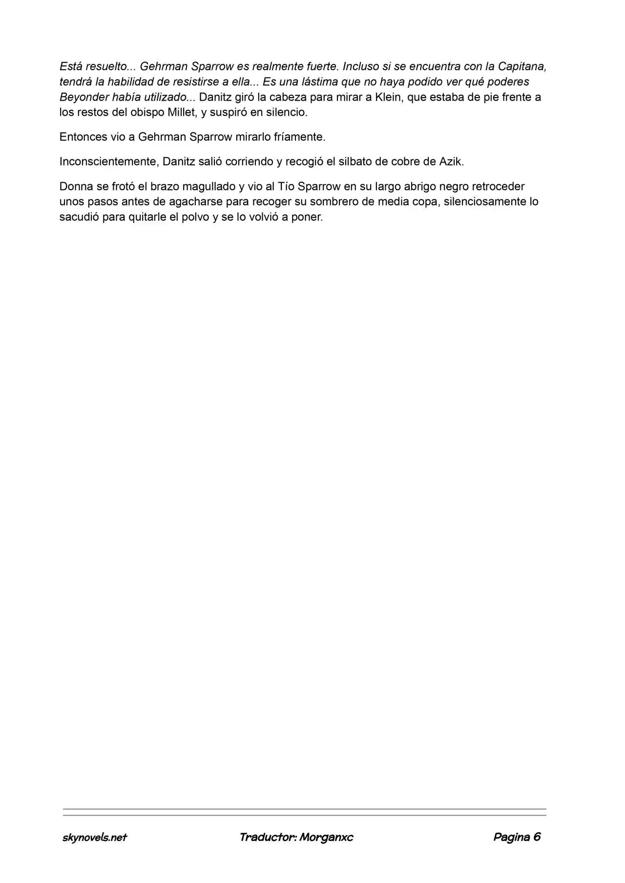 Lord Of The Mysteries (Novela) - Capítulo 511 - Página 6 - LectorTMOo
