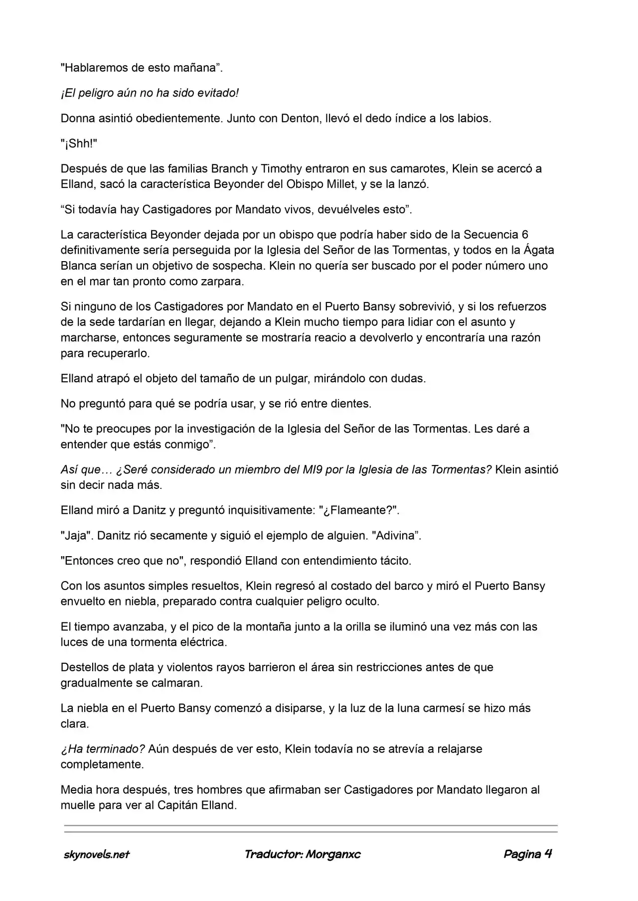Lord Of The Mysteries (Novela) - Capítulo 512 - Página 4 - LectorTMOo