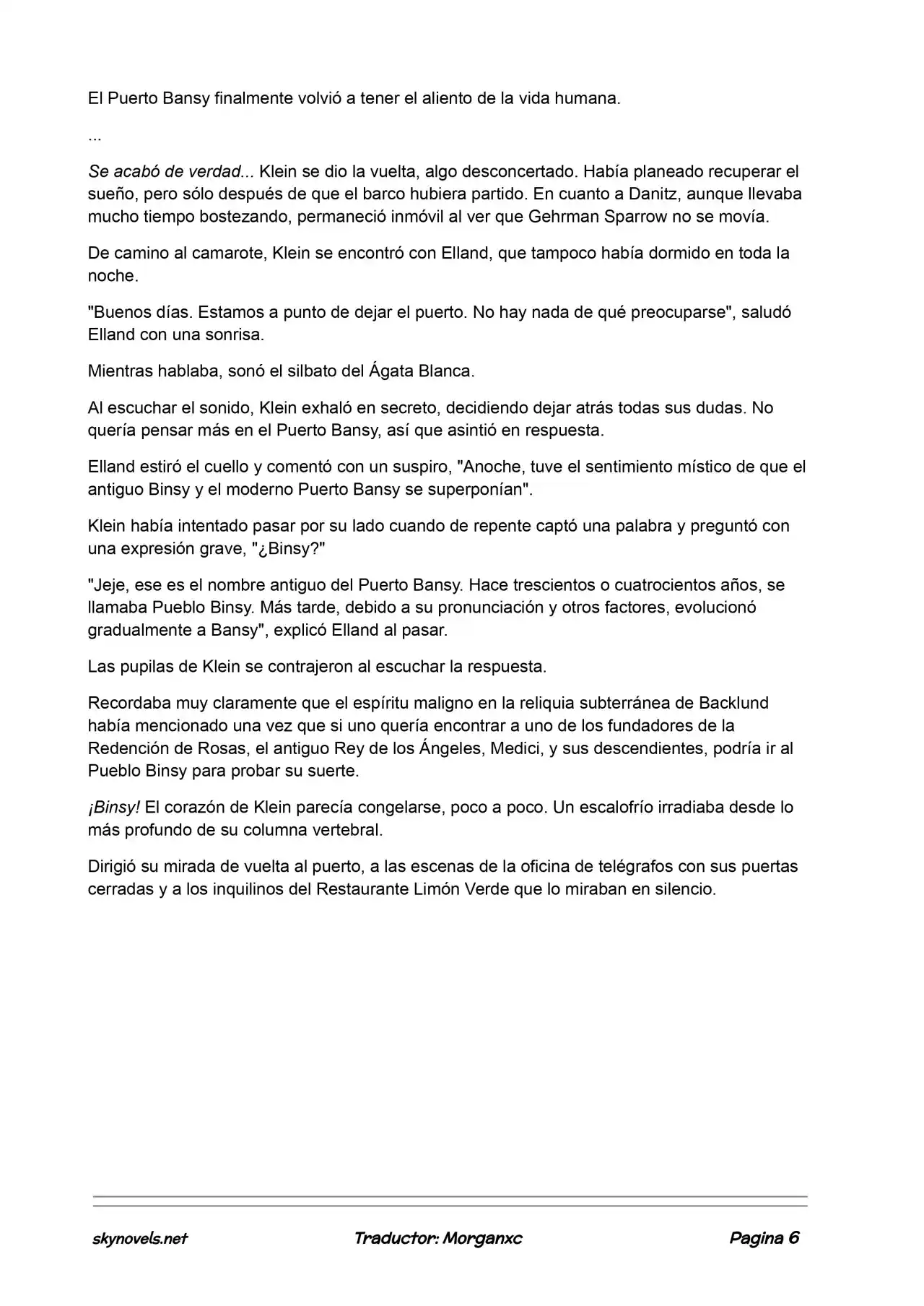 Lord Of The Mysteries (Novela) - Capítulo 512 - Página 6 - LectorTMOo