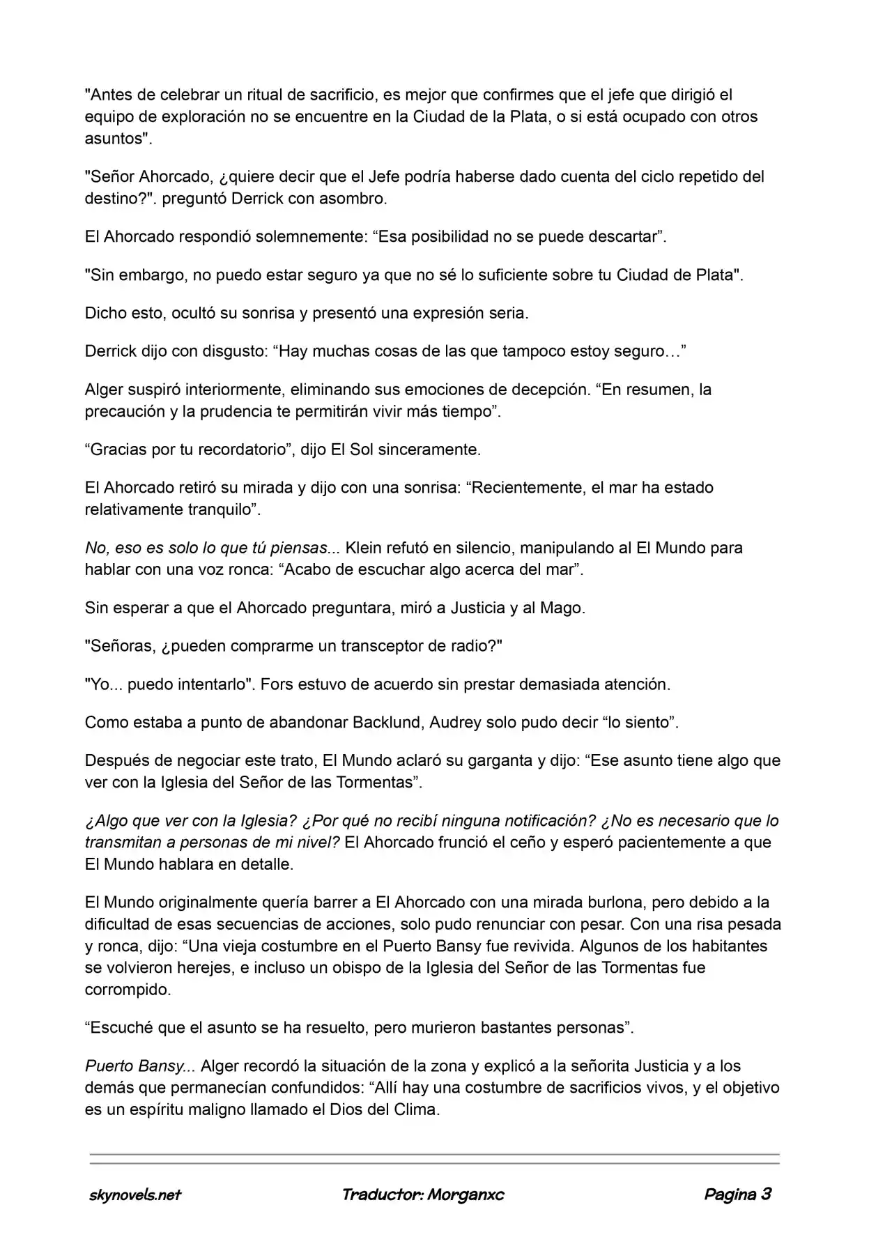 Lord Of The Mysteries (Novela) - Capítulo 515 - Página 3 - LectorTMOo