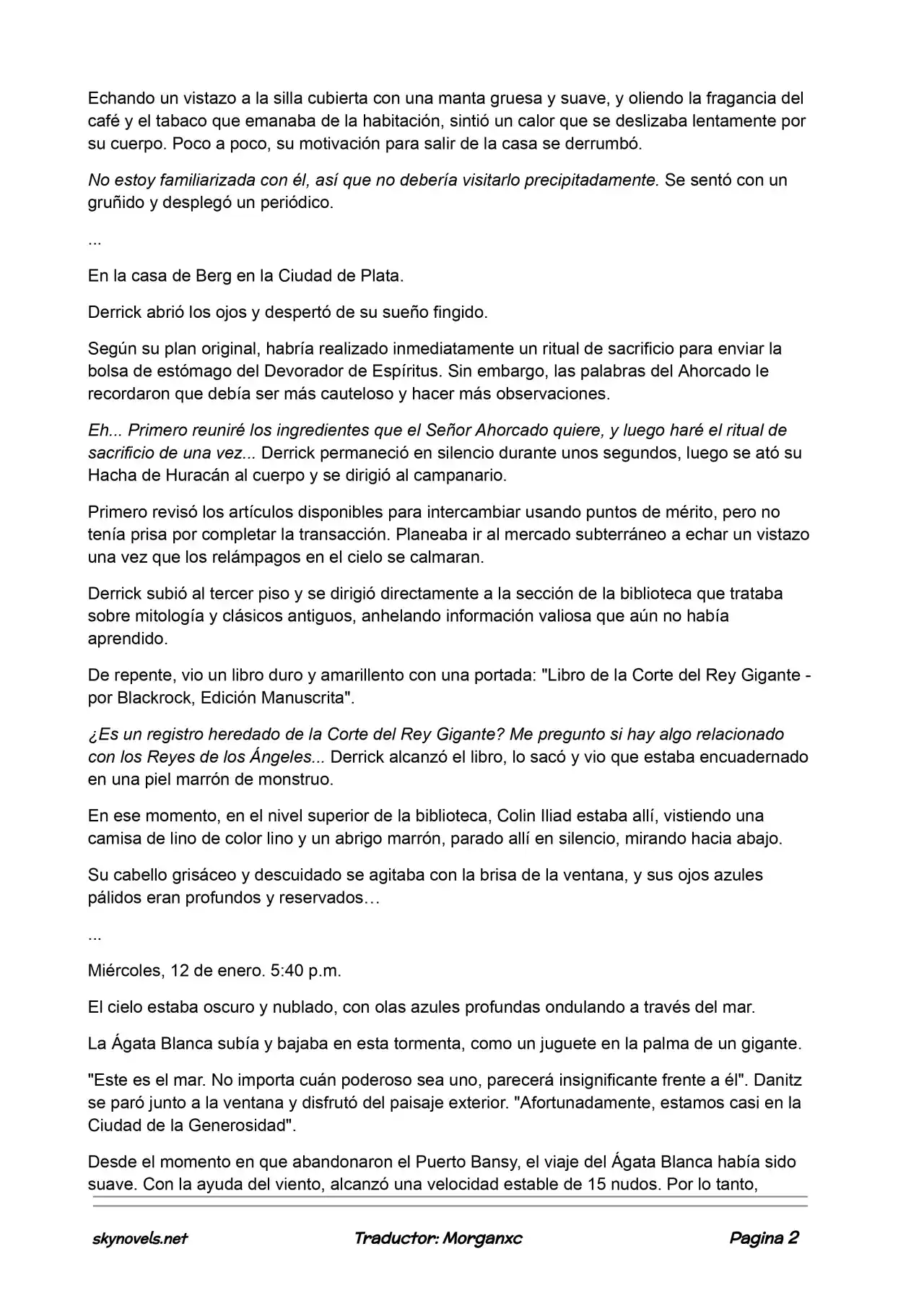 Lord Of The Mysteries (Novela) - Capítulo 517 - Página 2 - LectorTMOo